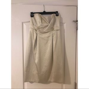 Subtle Gold Bridesmaid Dress